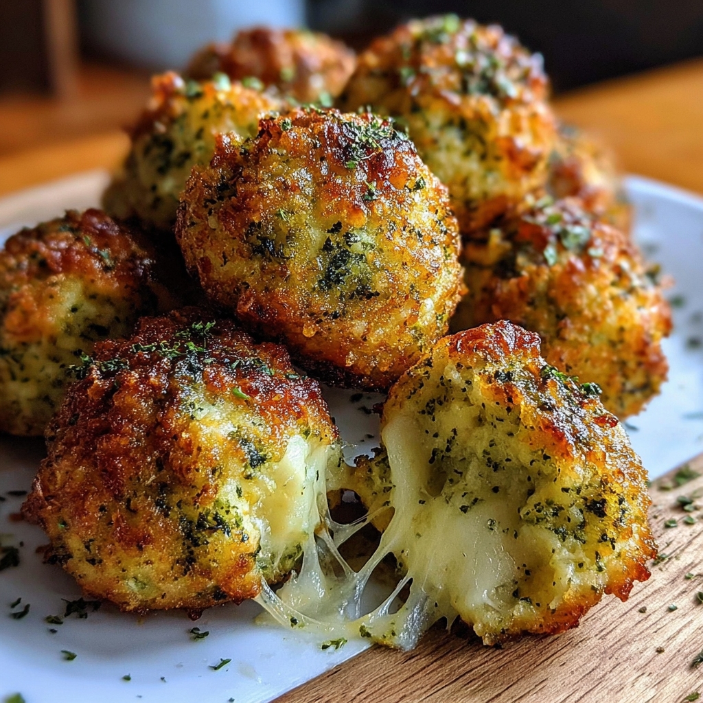 Baked Broccoli Cheese Balls