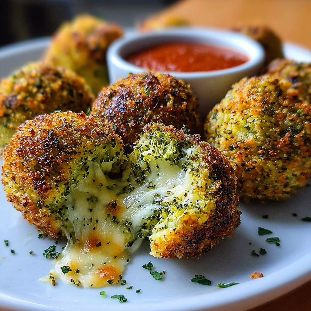 Baked Broccoli Cheese Balls
