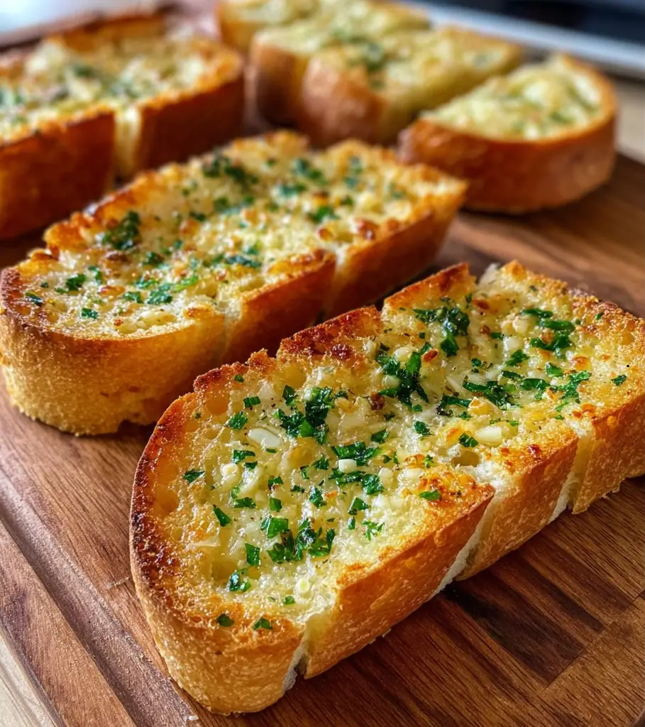 Garlic Bread with Slice Bread