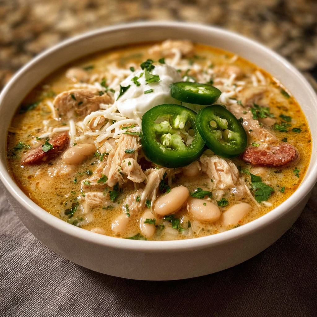 Cajun White Chicken Chili