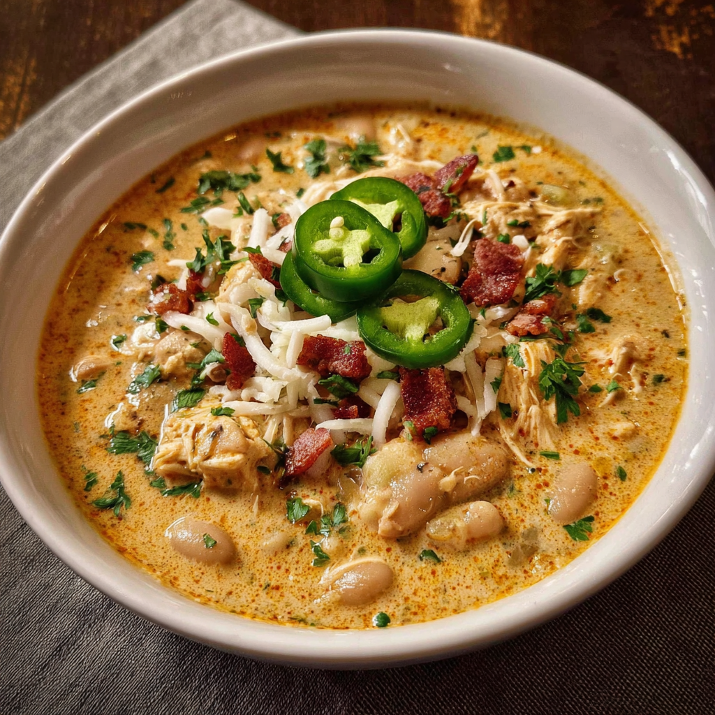 Cajun White Chicken Chili
