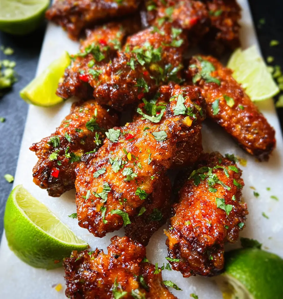 Spicy Mango & Lime Wings