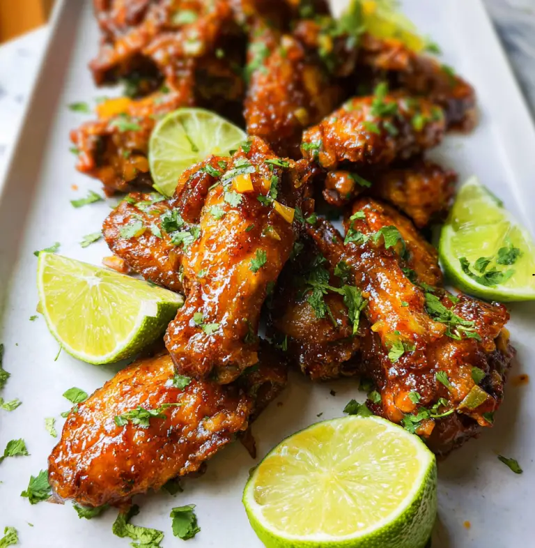 Spicy Mango & Lime Wings