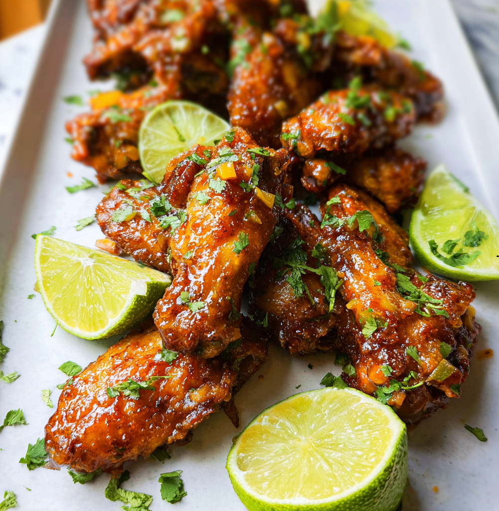 Spicy Mango & Lime Wings