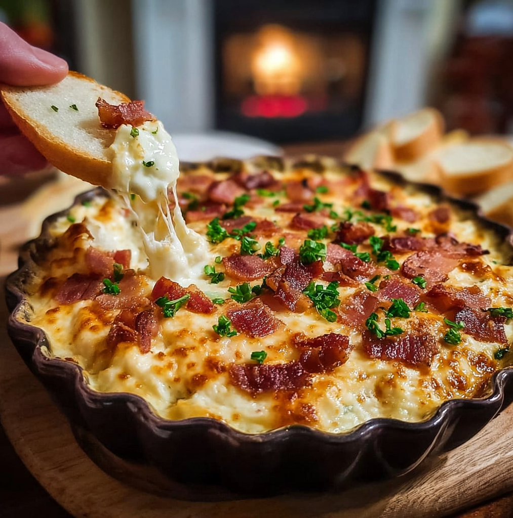 Hot Smoked Gouda Bacon Dip