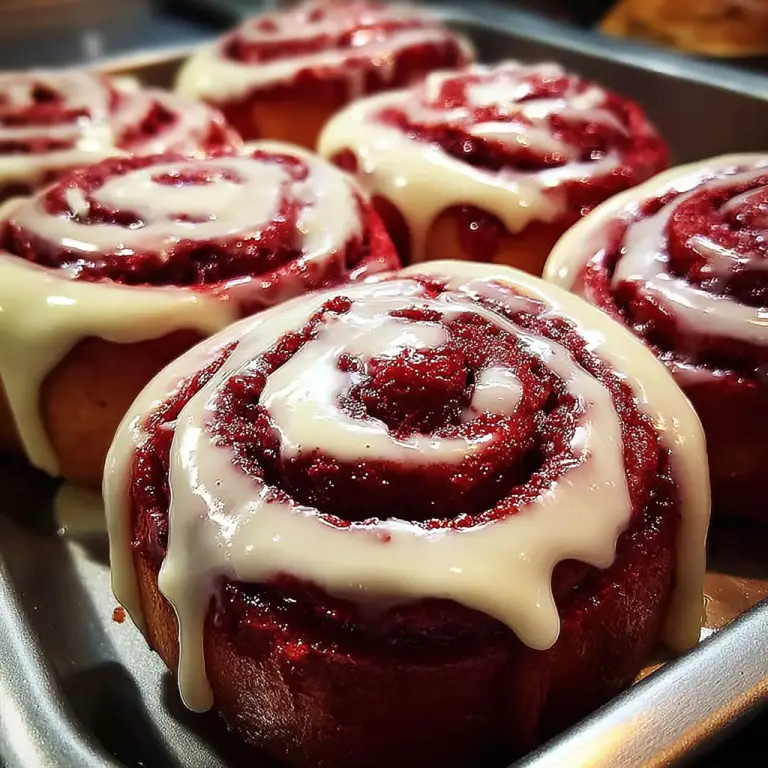 Red Velvet Cinnamon Rolls