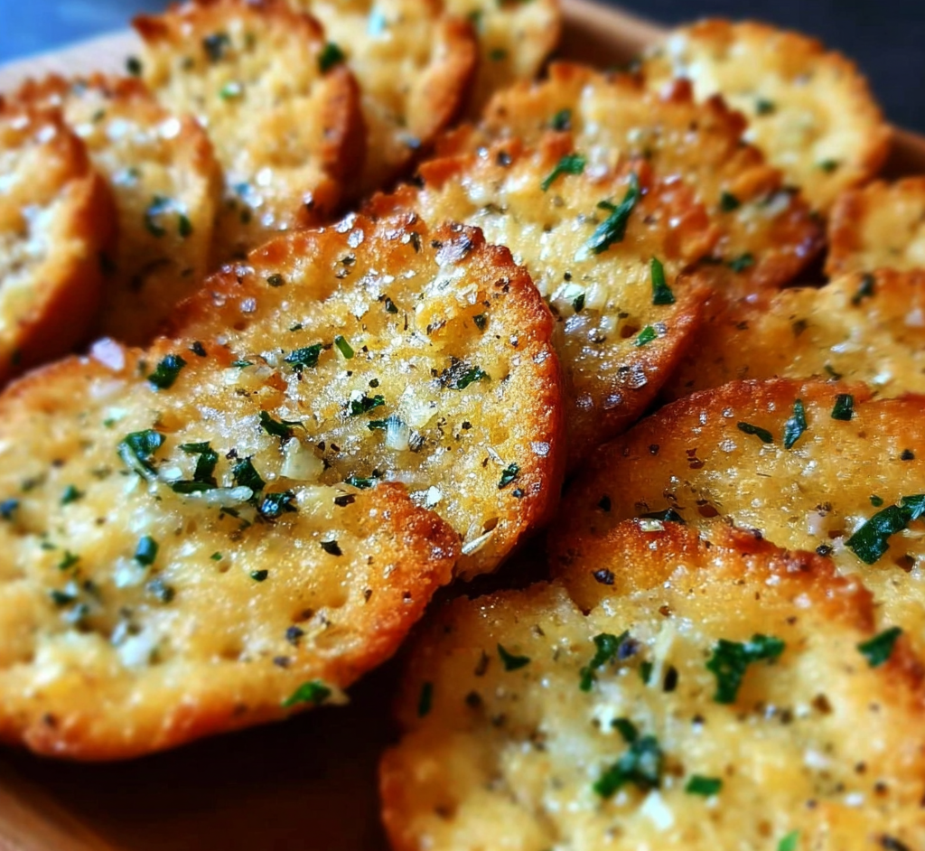 Garlic Bread Ritz Bits