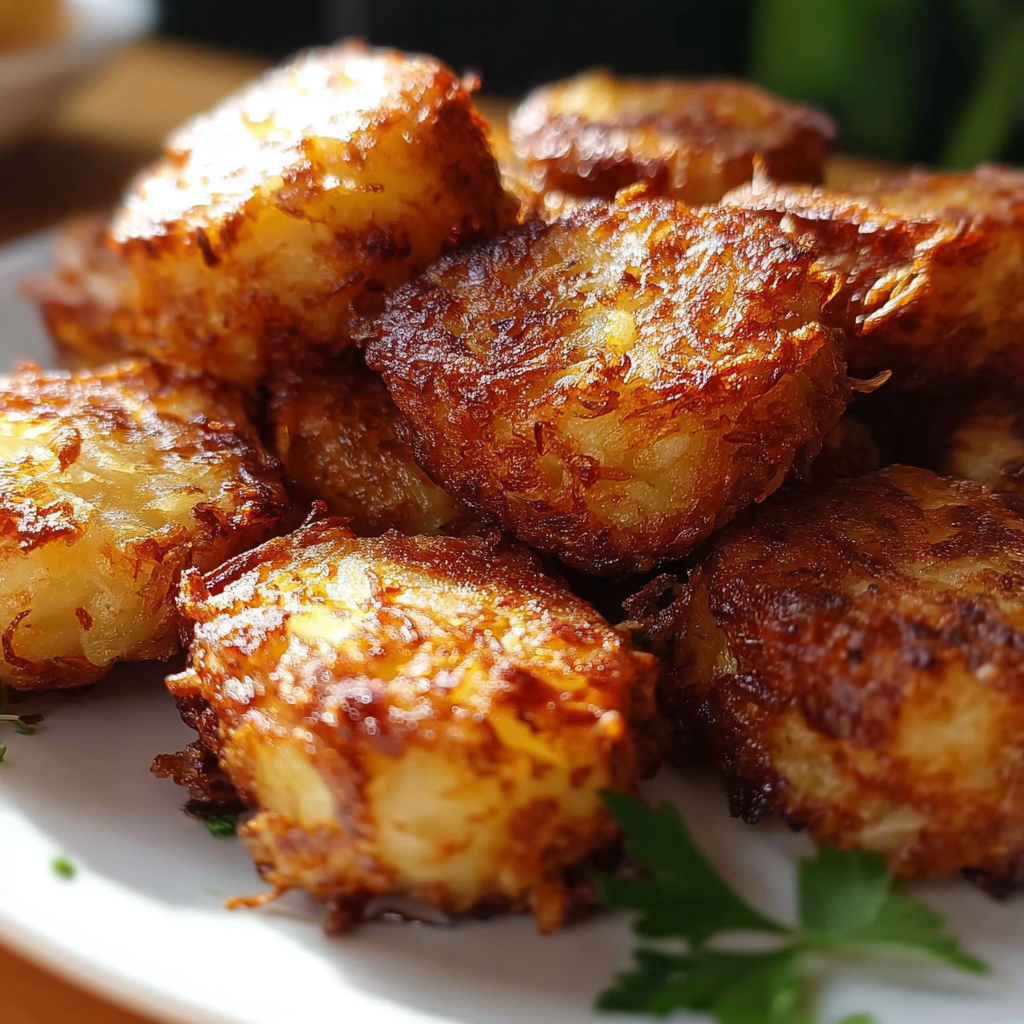 Crispy Hashbrown and Sausage Bites