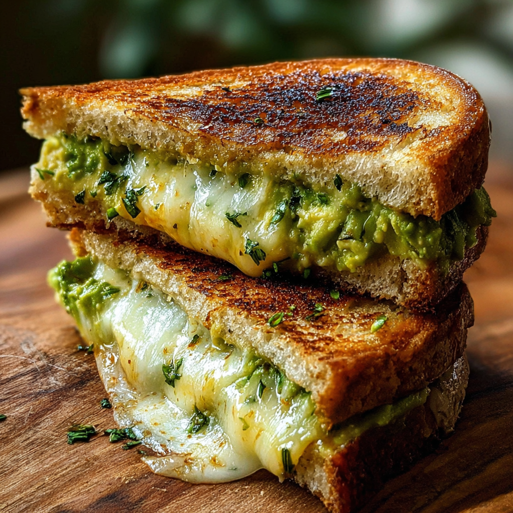 Creamy Avocado Grilled Cheese