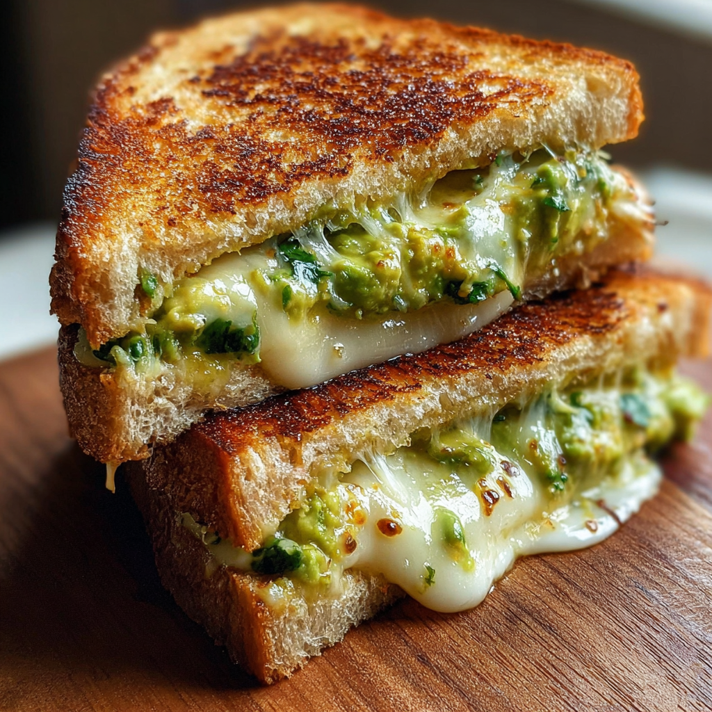 Creamy Avocado Grilled Cheese