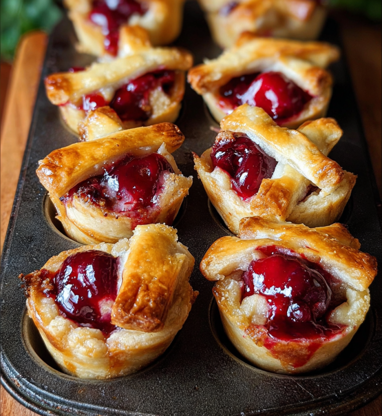 Quick Cherry Pie Bites