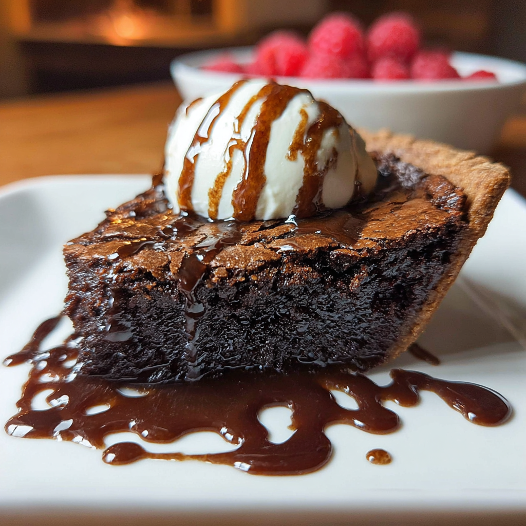 Gooey Brownie Pie