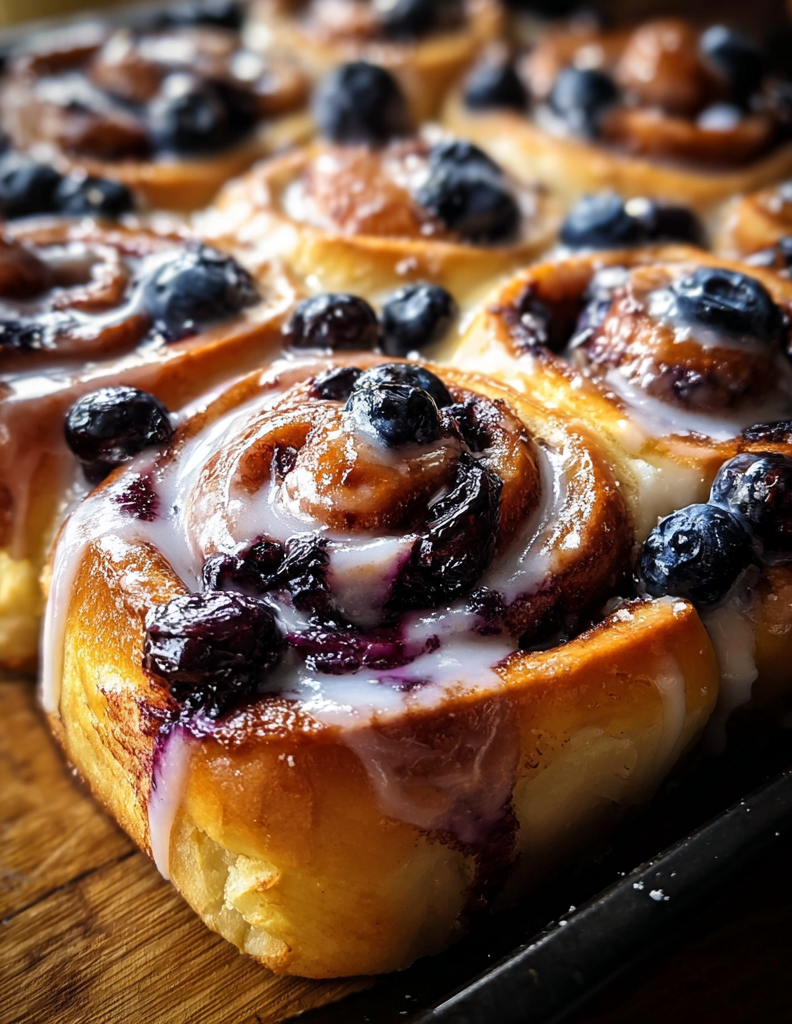 Blueberry Cinnamon Rolls