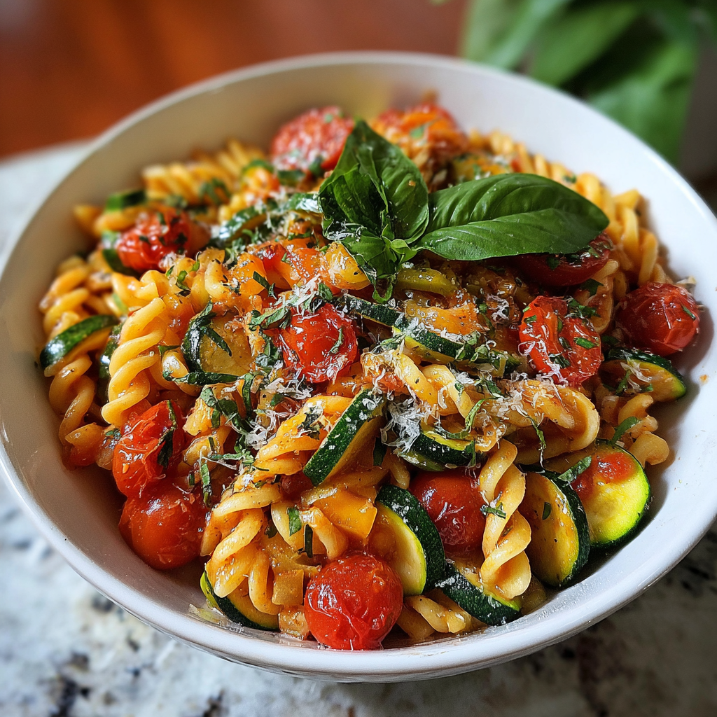Tomato Zucchini Pasta Recipe