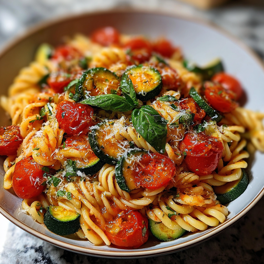 Tomato Zucchini Pasta Recipe
