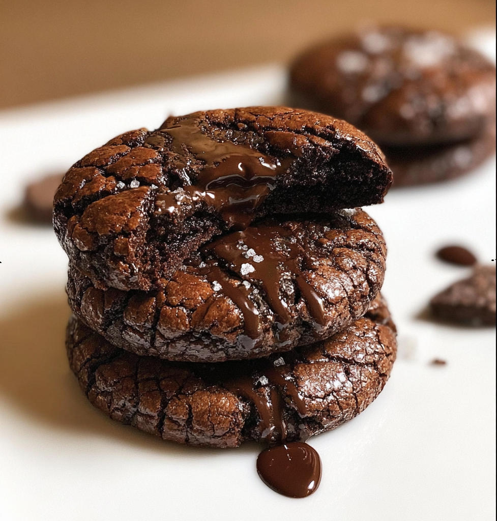 Chocolate Lava Brownie Cookies