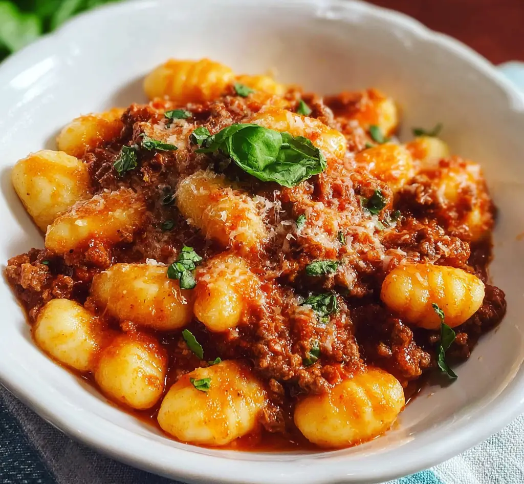 Gnocchi Bolognese