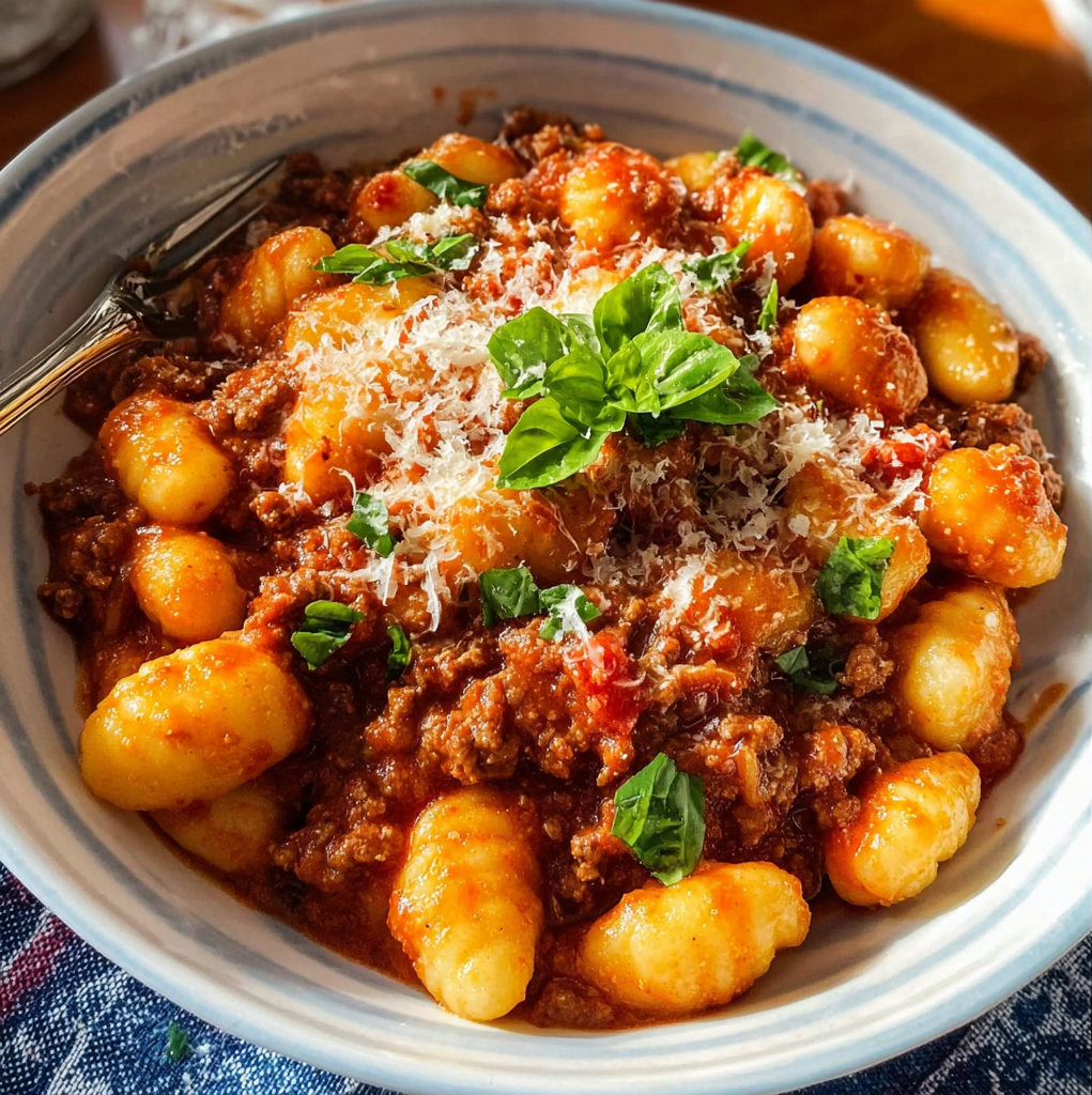 Gnocchi Bolognese