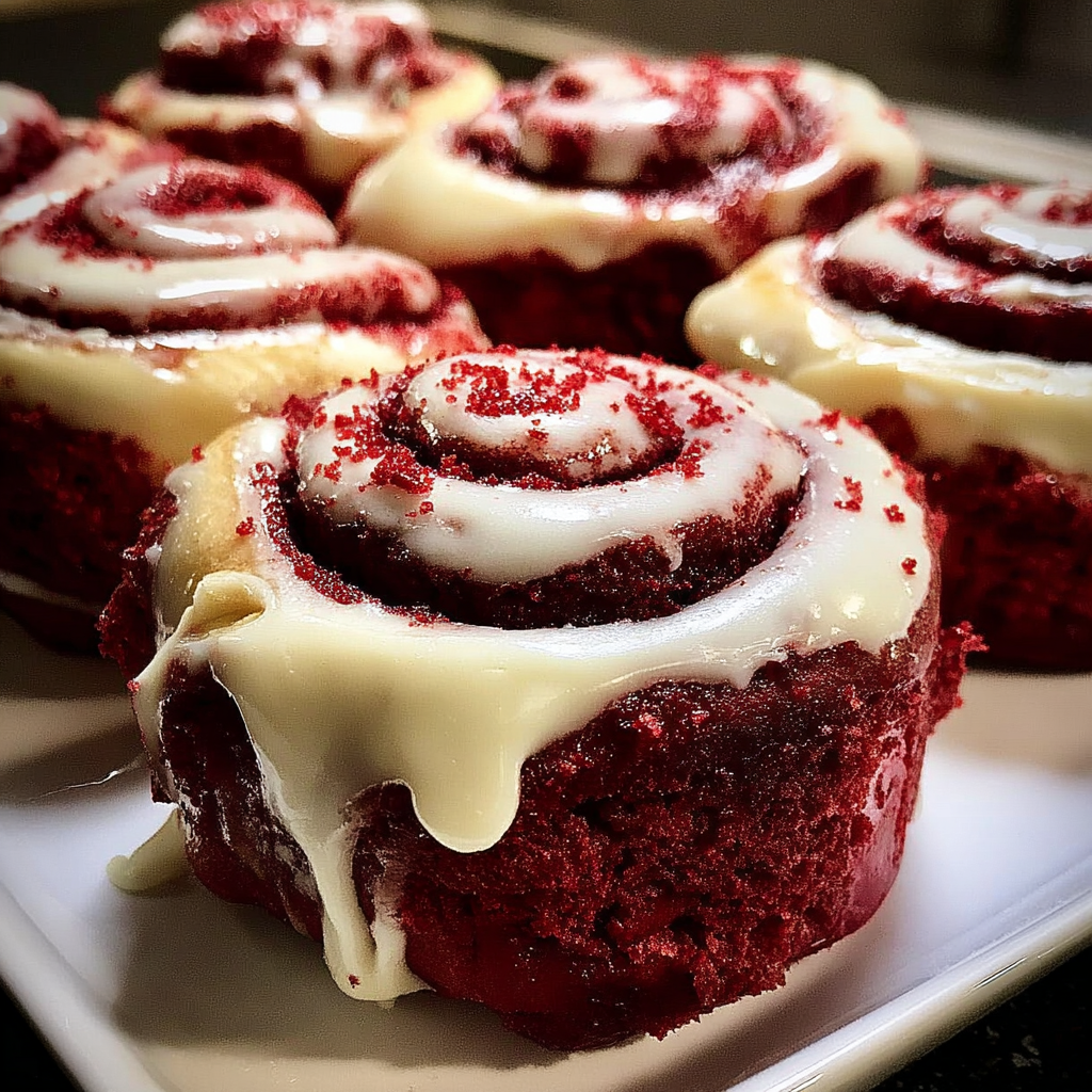 Red Velvet Cinnamon Rolls