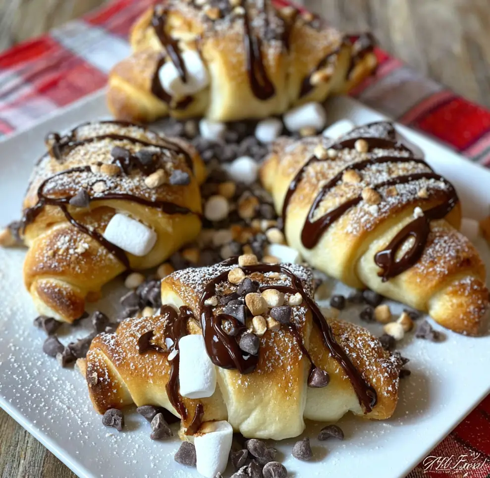 Easy S’mores Crescent Rolls