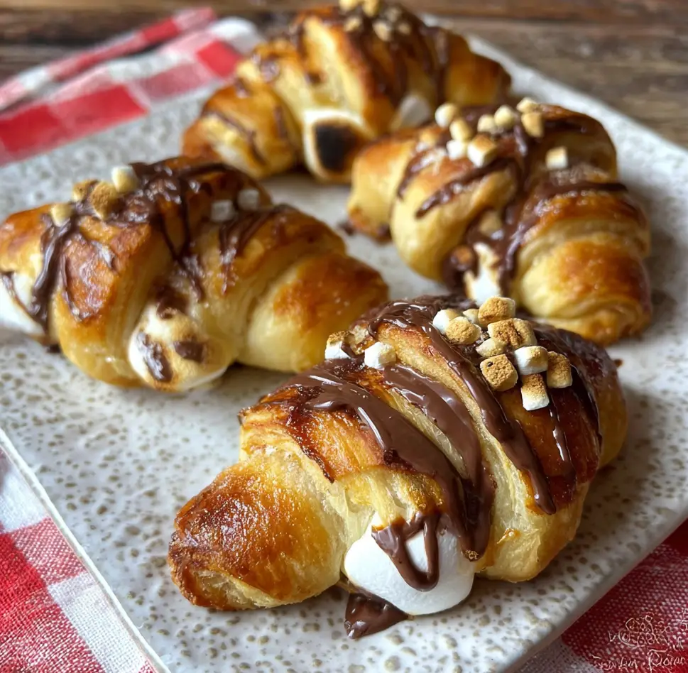 Easy S’mores Crescent Rolls