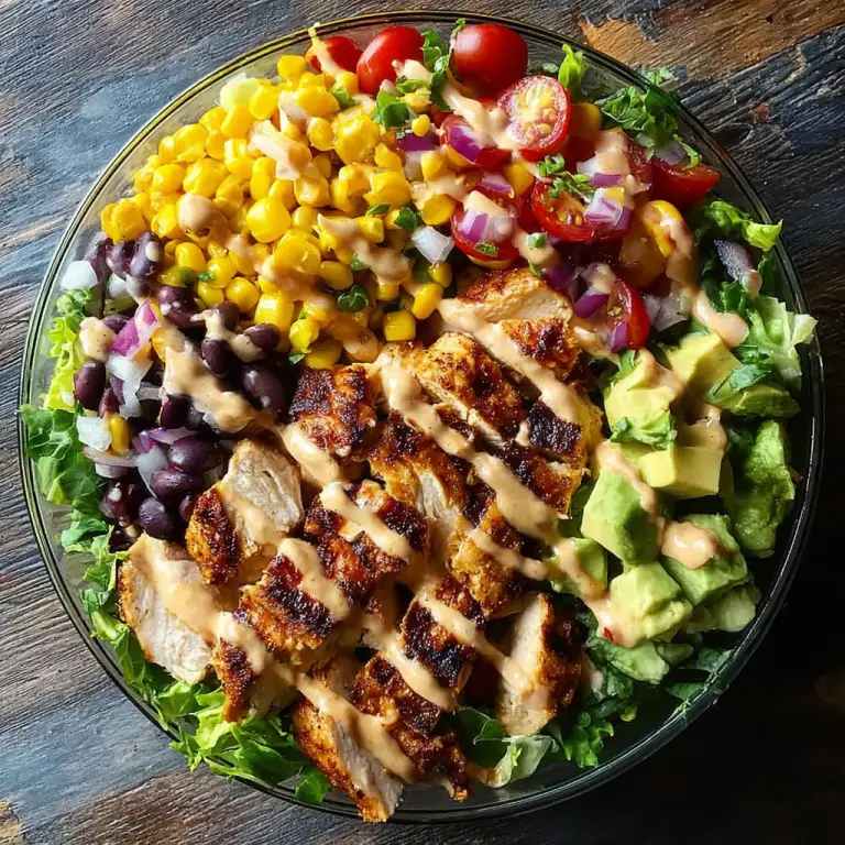 Zesty Southwest Chicken Salad Bowl