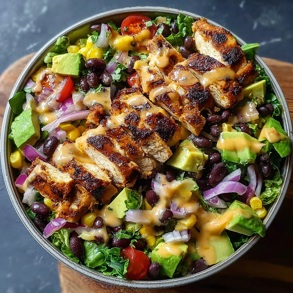 Zesty Southwest Chicken Salad Bowl