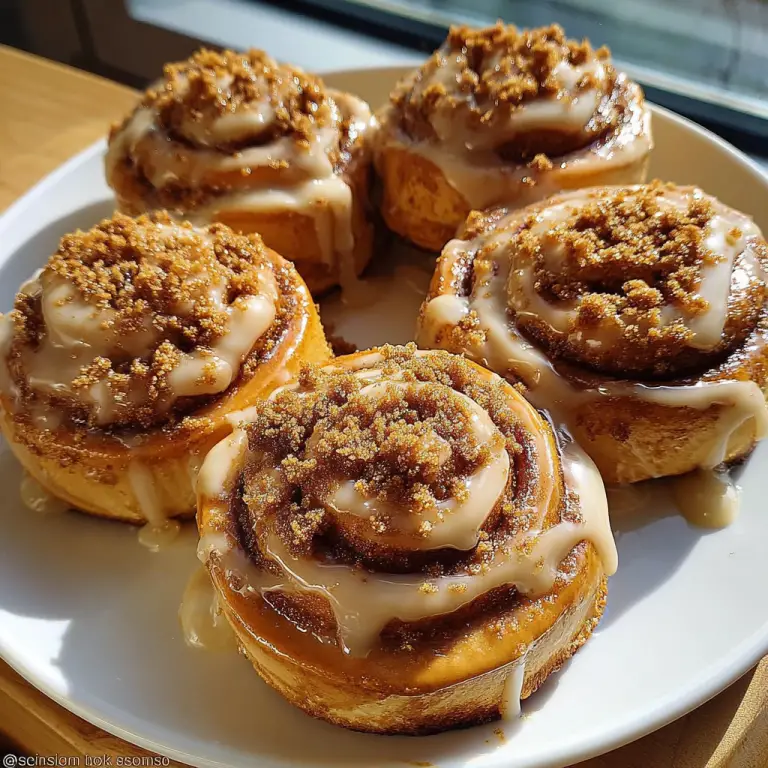 Biscoff cinnamon rolls