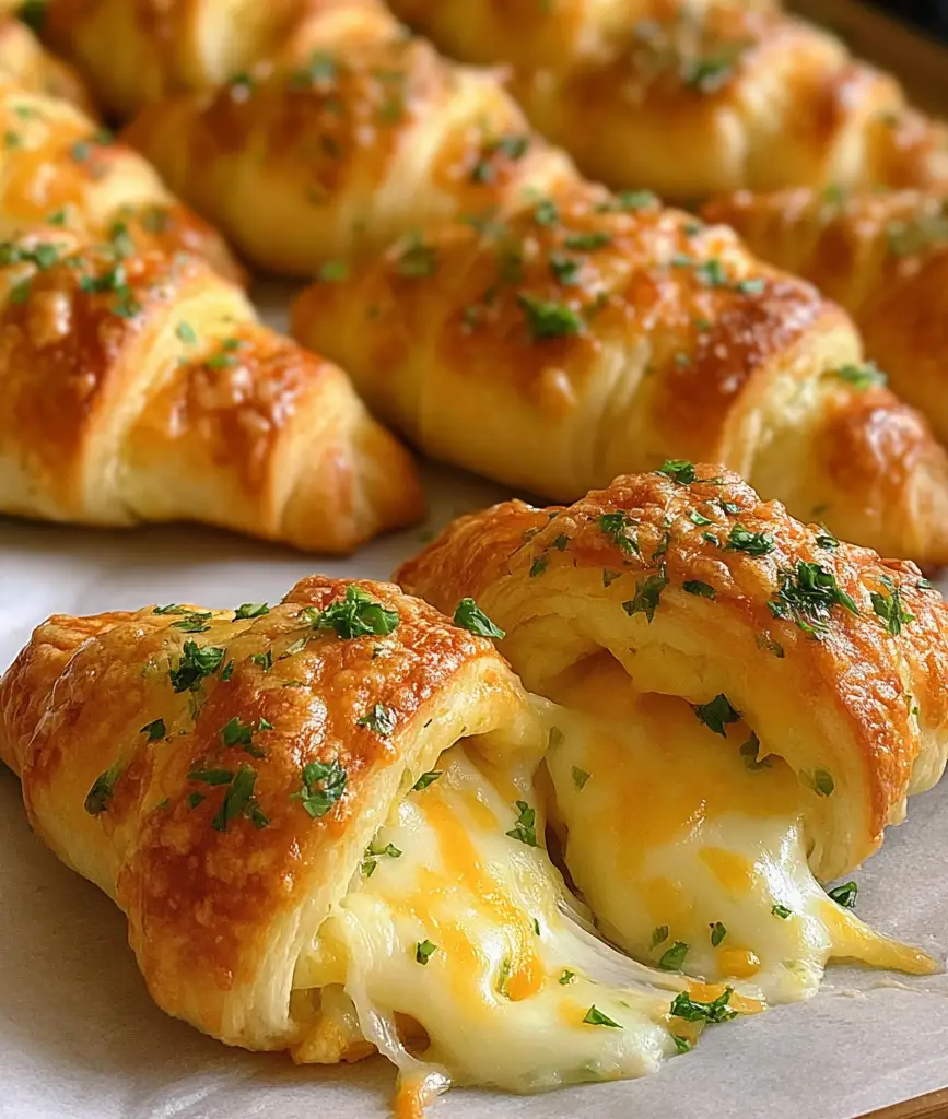 Cheesy Garlic Crescent Rolls