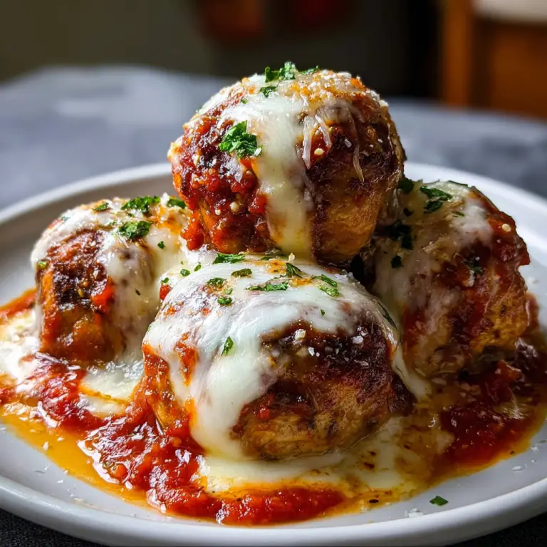 Stuffed Meatballs with Mozzarella Cheese