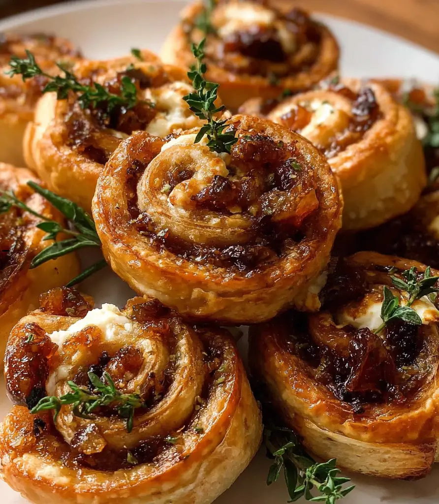 Fig and Goat Cheese Pinwheels