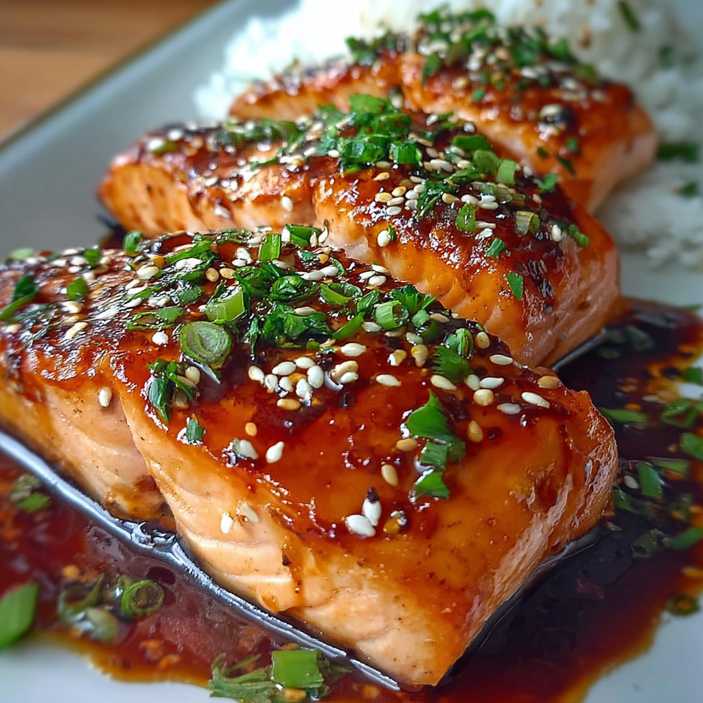 Tasty Asian Glazed Salmon