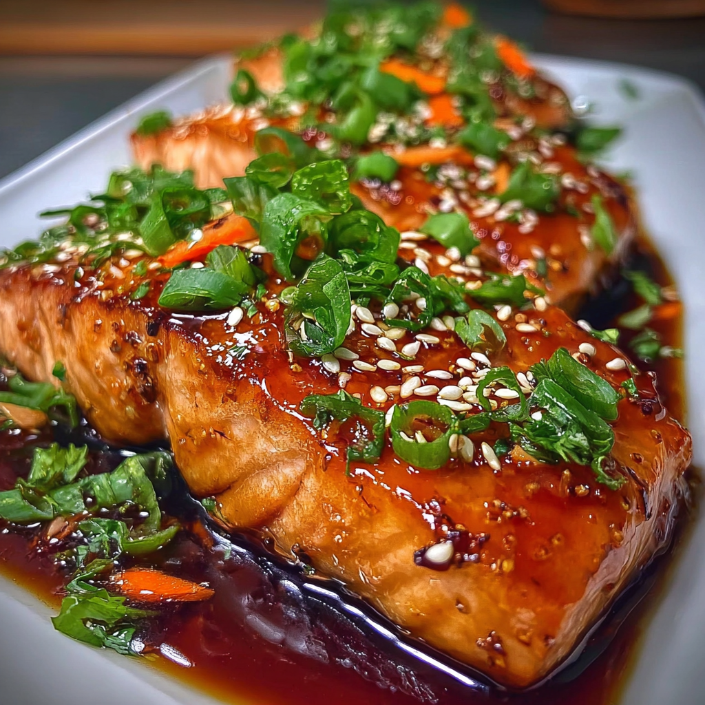Tasty Asian Glazed Salmon