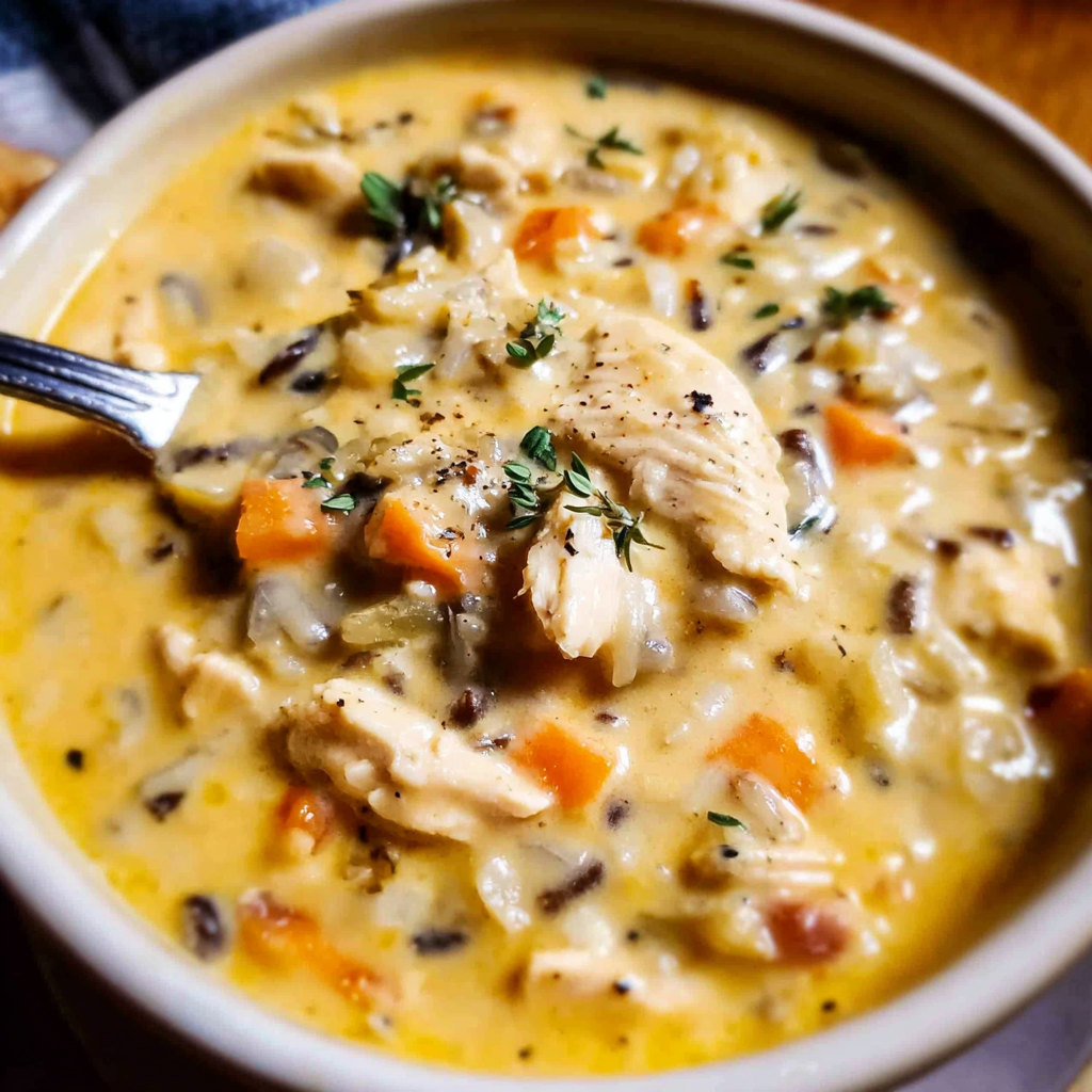 Creamy Turkey Wild Rice Soup