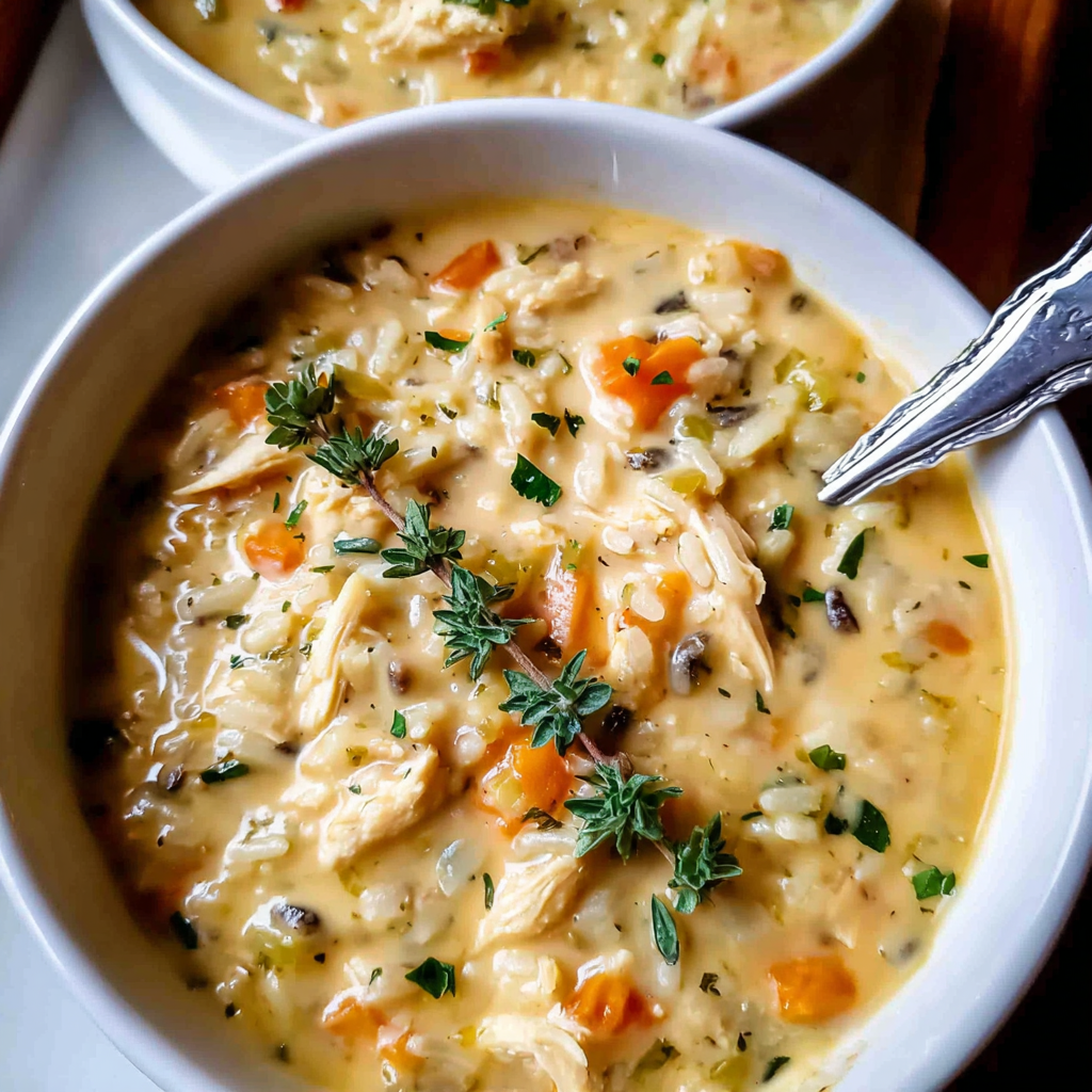 Creamy Turkey Wild Rice Soup