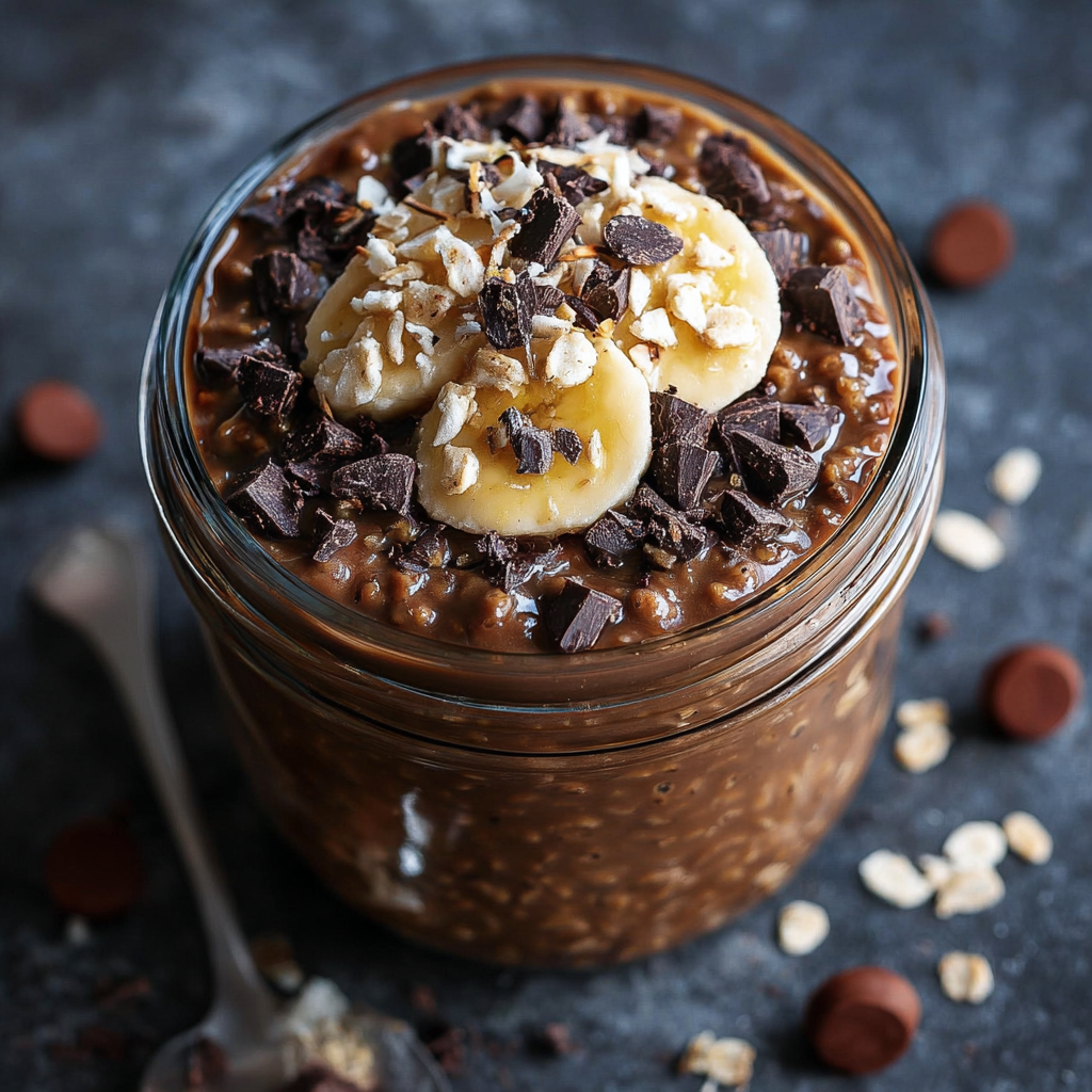 Brownie Batter Overnight Oats