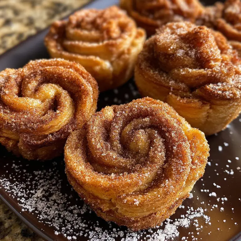 Quick Cinnamon Sugar Cruffins