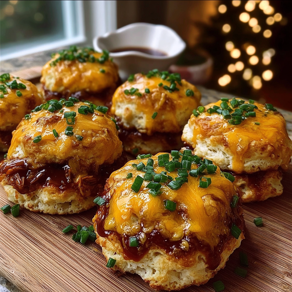 Mini BBQ Ranch Biscuit Melts