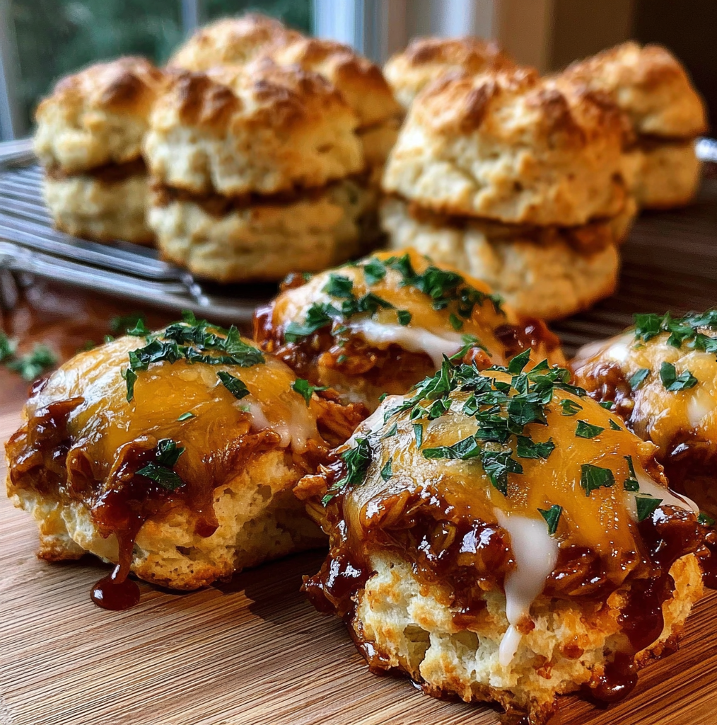 Mini BBQ Ranch Biscuit Melts