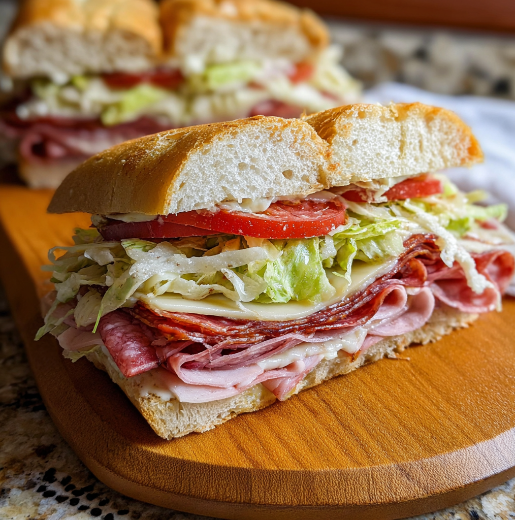 Italian Grinder Salad Sandwich