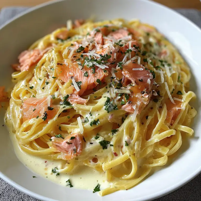 Smoked Salmon Carbonara