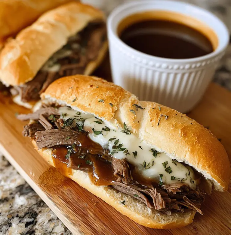 Crock Pot French Dip Sandwiches
