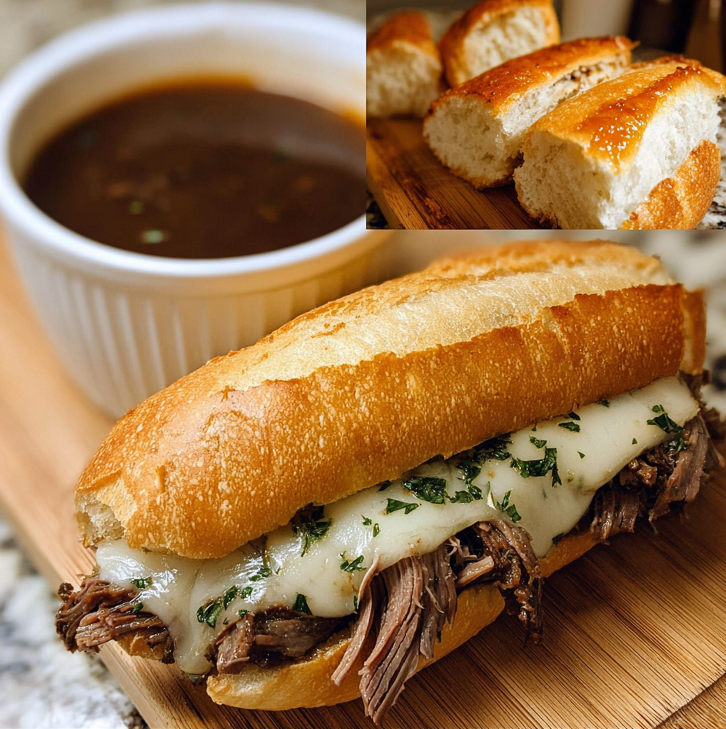 Crock Pot French Dip Sandwiches
