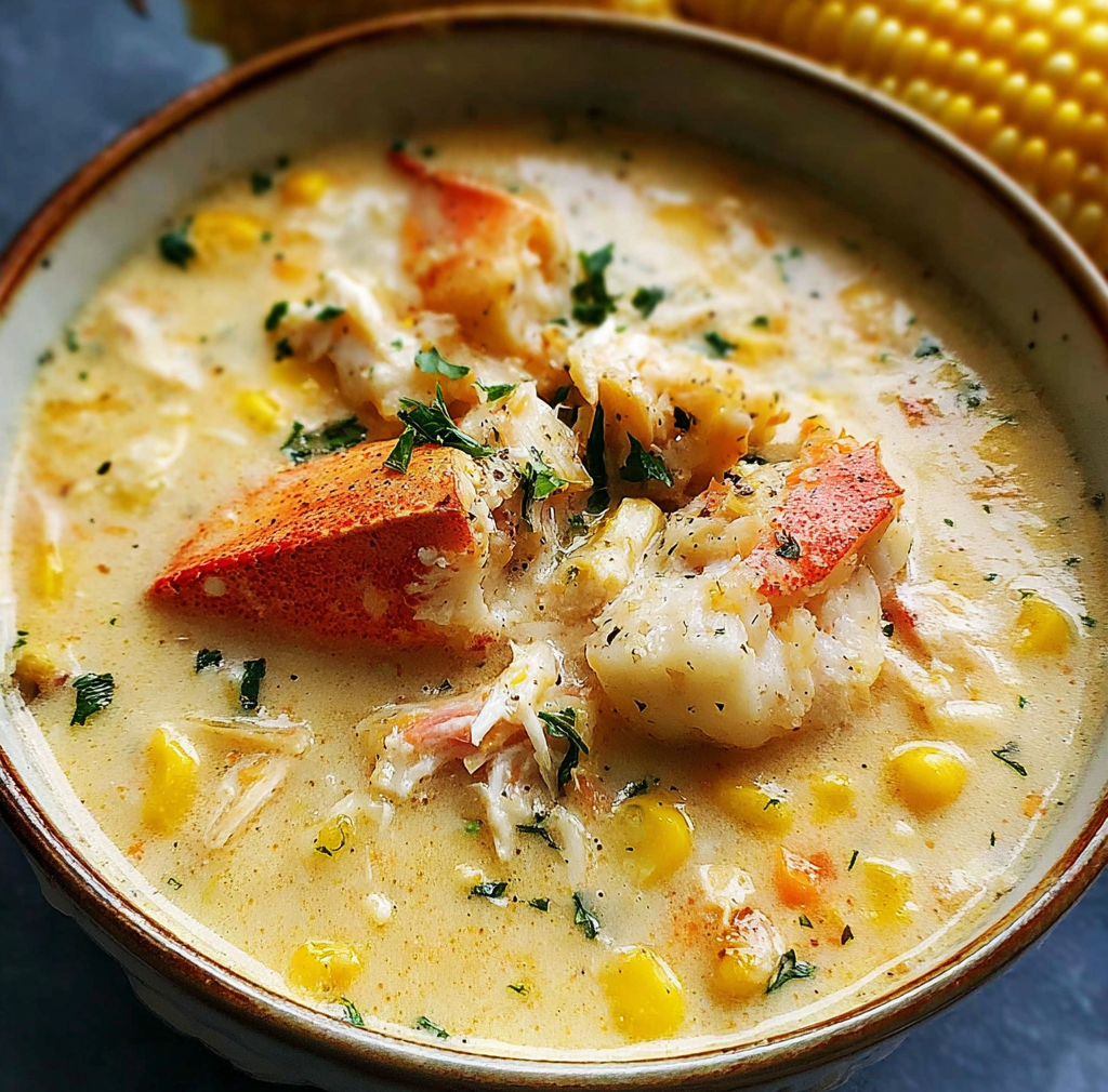 Bobby Flay’s Crab & Corn Chowder