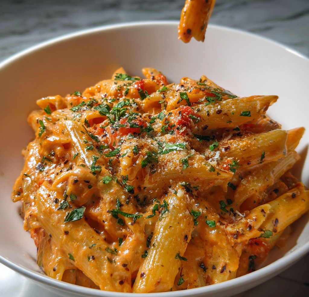 Creamy Tomato Garlic Pasta