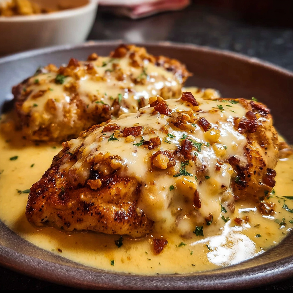 Texas Roadhouse Smothered Chicken with Jack Cheese
