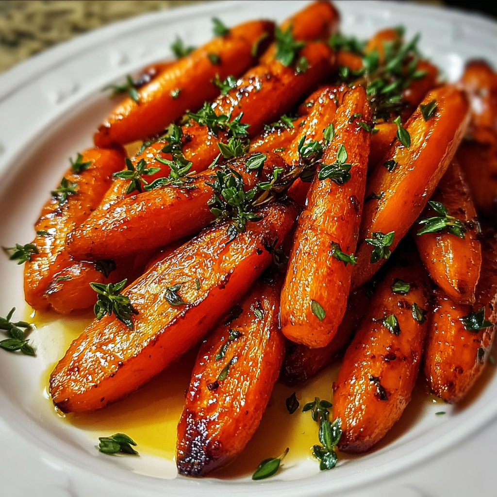 Honey Roasted Carrots with Thyme