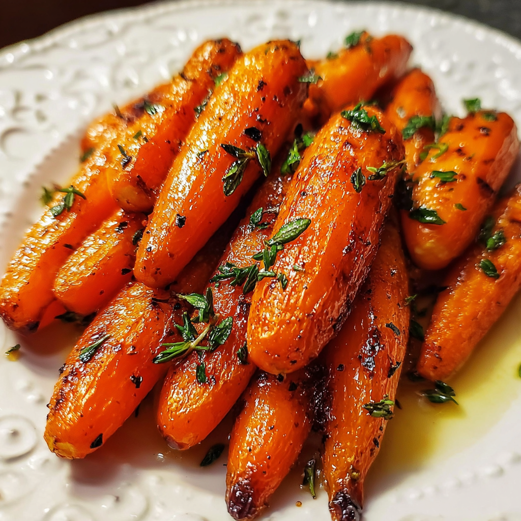 Honey Roasted Carrots with Thyme