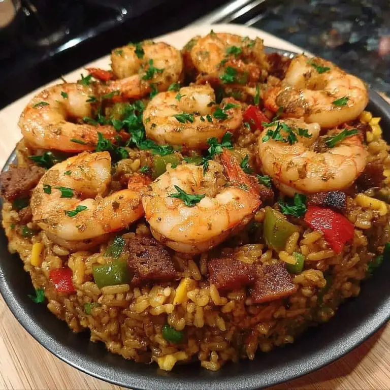 Shrimp Dirty Rice Skillet