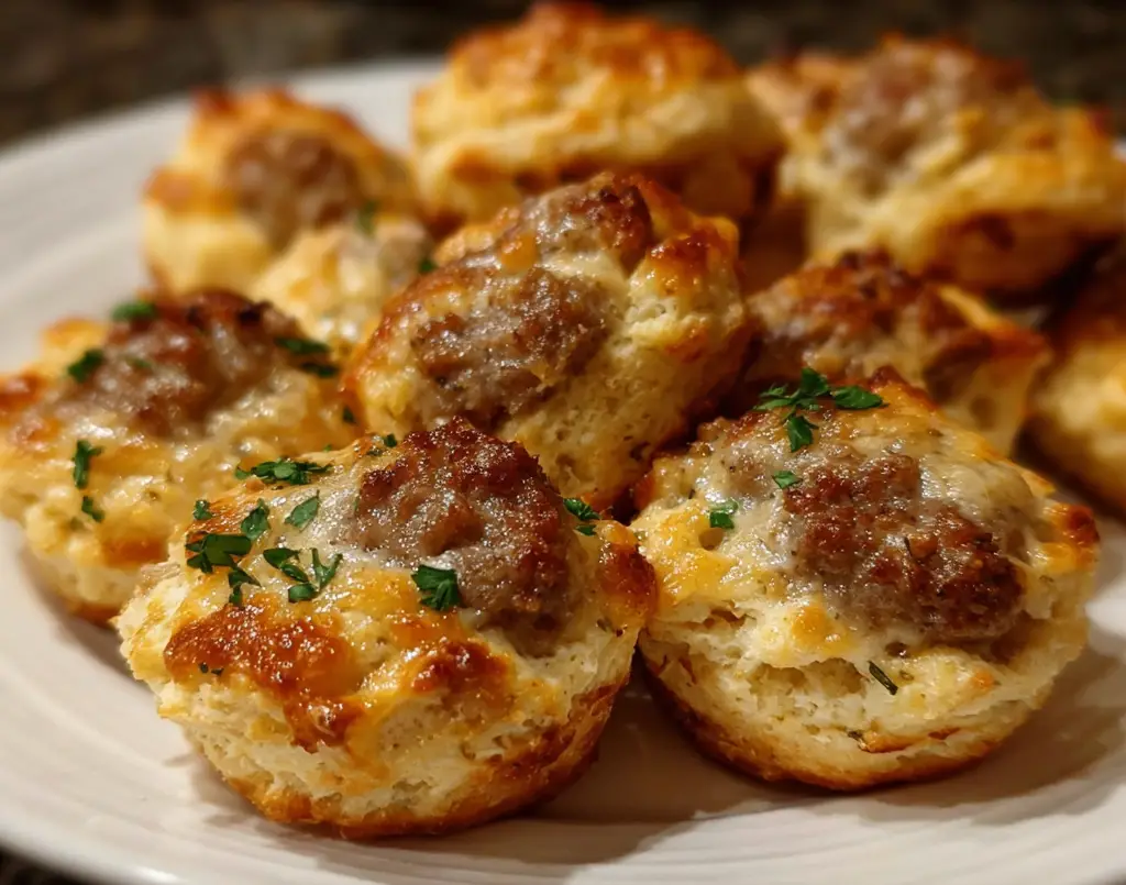 Sausage Cream Cheese Biscuit Bites